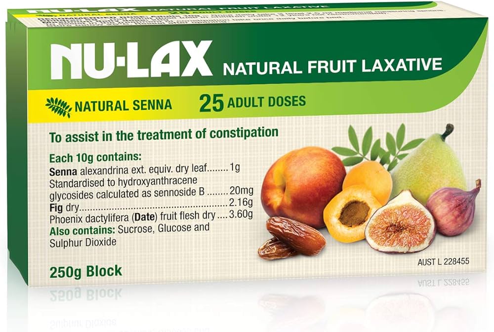 Nu-Lax Fruit Laxative Block